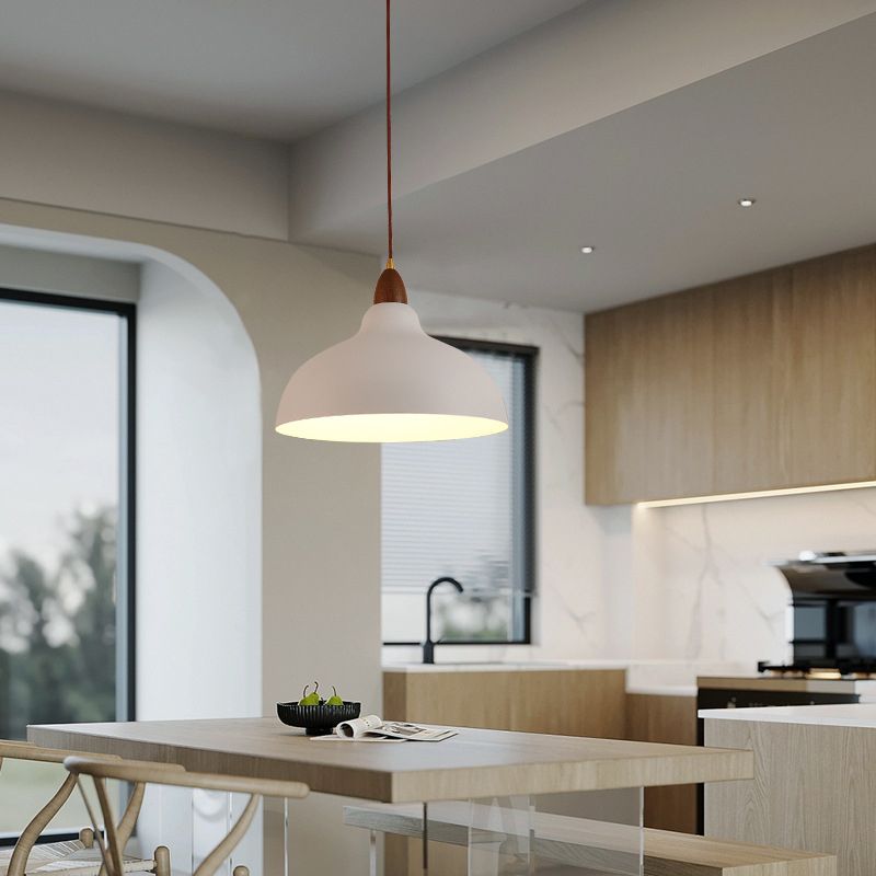 Valentina Suspension Bol Moderne, Métal, Noir/Blanc, Salon - Neutralighting