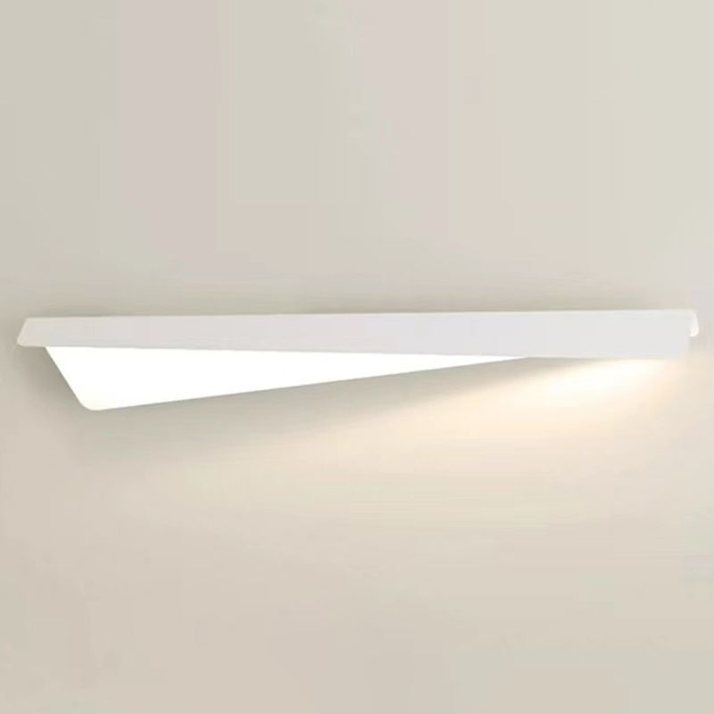 Arisha Applique Murale Géométrique Minimaliste, Métal, Blanc, Salon - Neutralighting
