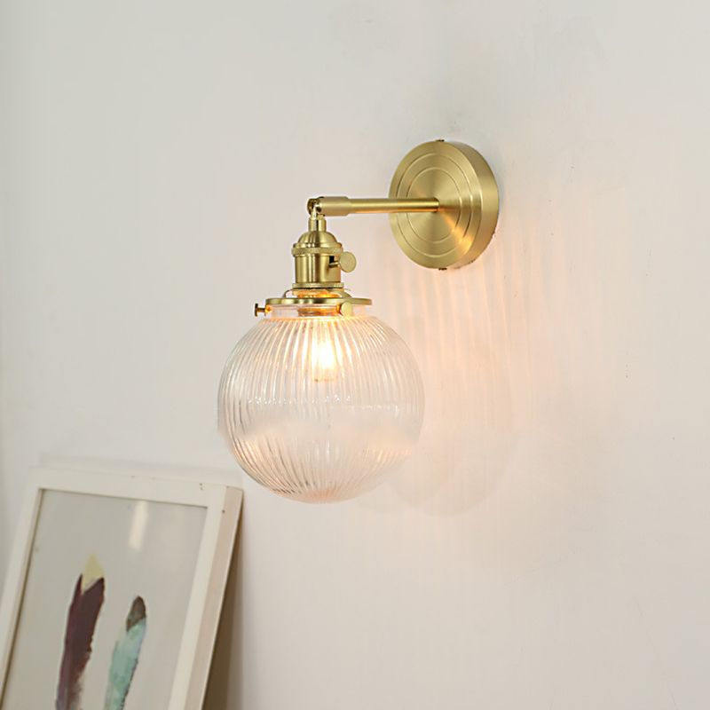 Valentina Applique Murale Boule/Fleur Luxe, Métal/Verre, Salle à Manger - Neutralighting