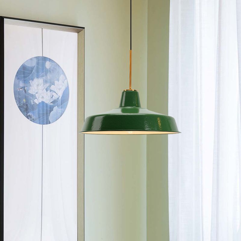 Arisha Vintage LED Suspension Vert Métal Chambre à coucher Salon - Neutralighting
