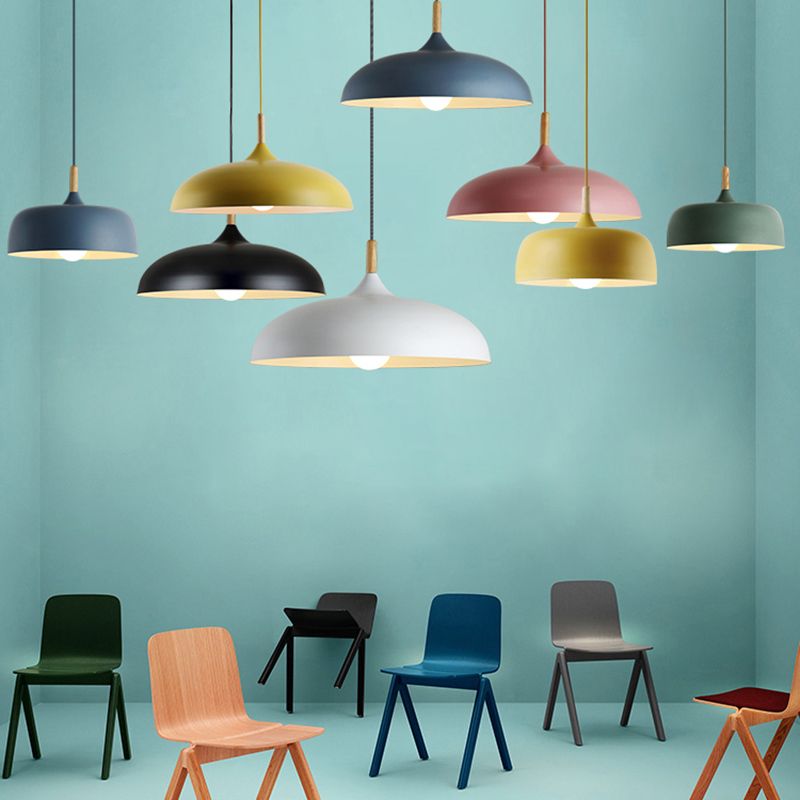 Arisha Minimaliste LED Suspension Noir/Blanc/Bleu/ Métal Chambre à coucher - Neutralighting