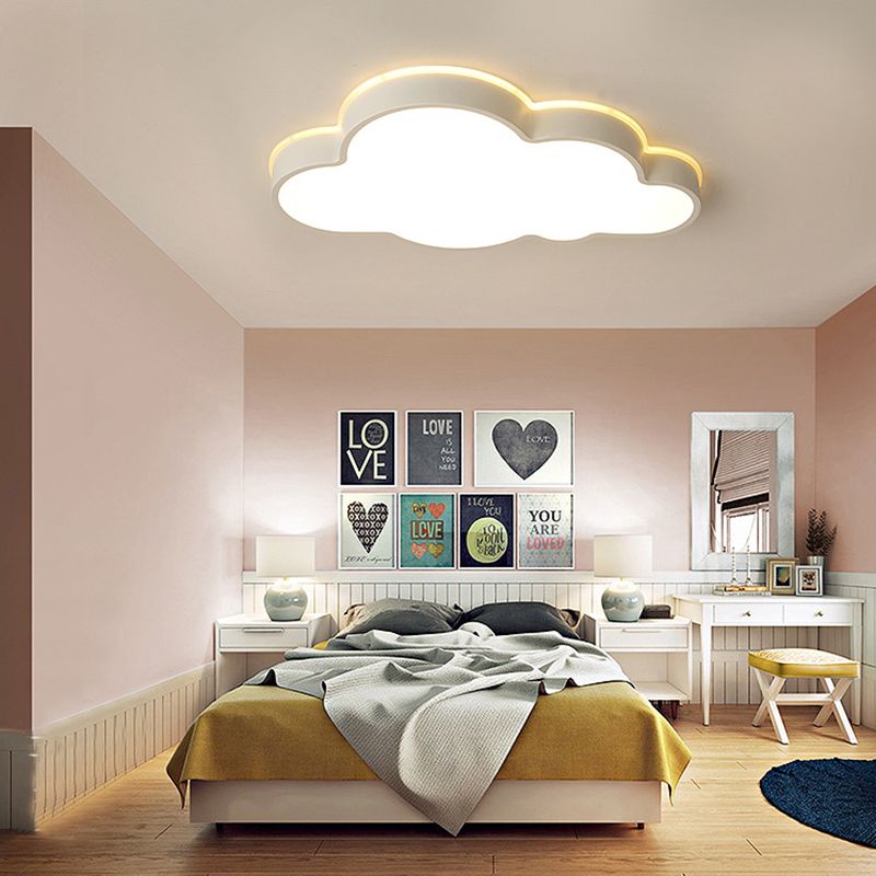 Aria Design LED Plafonnier Nuage Moderne Blanc Salon/Chambre à Coucher - Neutralighting