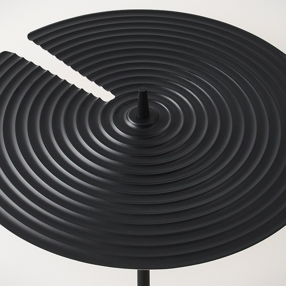 Arisha Lampadaire/Lampe de table Rond Moderne, Métal, Noir, Salon