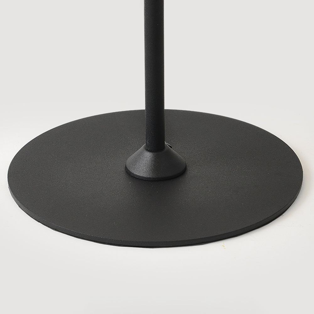 Arisha Lampadaire/Lampe de table Rond Moderne, Métal, Noir, Salon