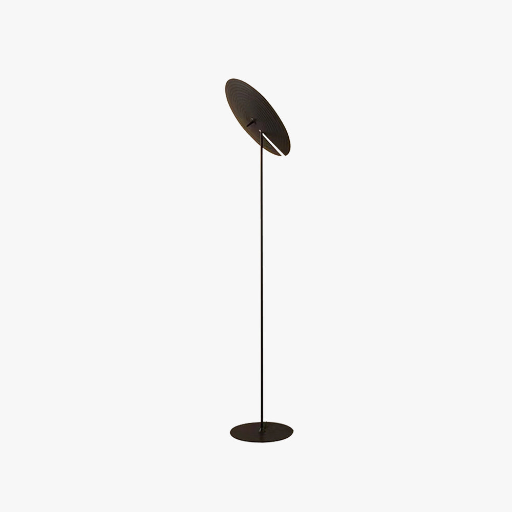 Arisha Lampadaire/Lampe de table Rond Moderne, Métal, Noir, Salon
