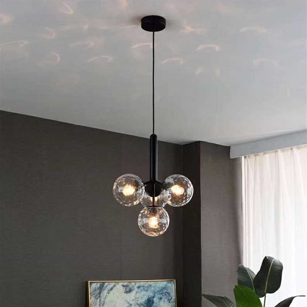 Valentina Suspension Moderne Bulle Métal Verre Salle à Manger - Neutralighting
