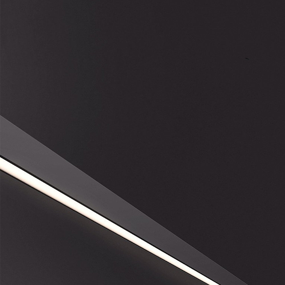Liora Applique Murale Linéaire Mince Moderne. Noir. Salon - Neutralighting
