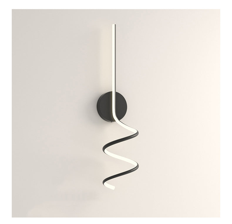 Arisha Applique Murale LED Spirale Moderne Pour Chambre, Couloir, Salon - Neutralighting