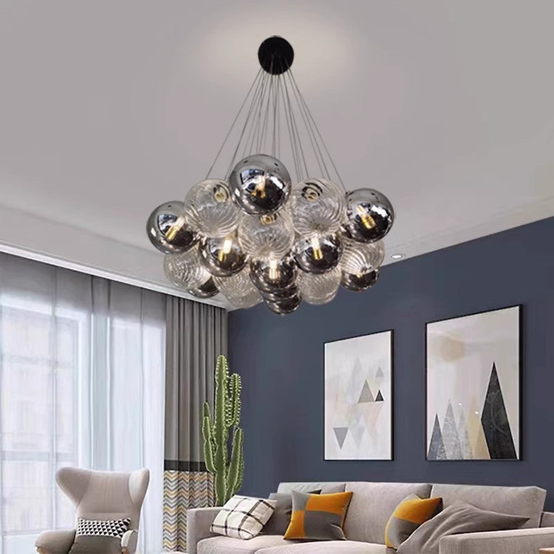 Valentina Moderne Suspension Métal Verre Salon Salle à Manger - Neutralighting