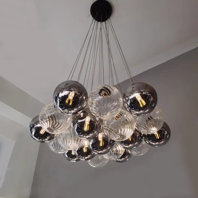 Valentina Moderne Suspension Métal Verre Salon Salle à Manger - Neutralighting