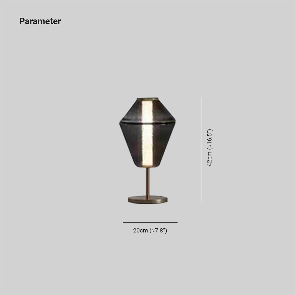 Arisha Suspension/Lampadaire Irrégulier Moderne, Verre/Metal, Noir, Chambre
