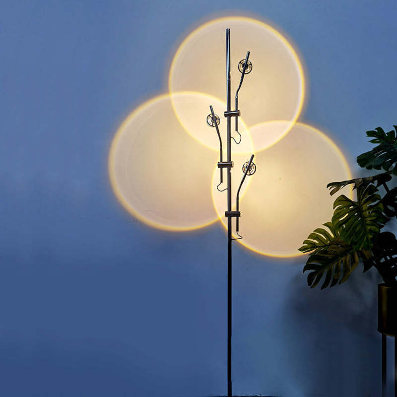 Mira Lampadaire Linéaire Minimaliste, Blanc Chaud/Naturel, Salon