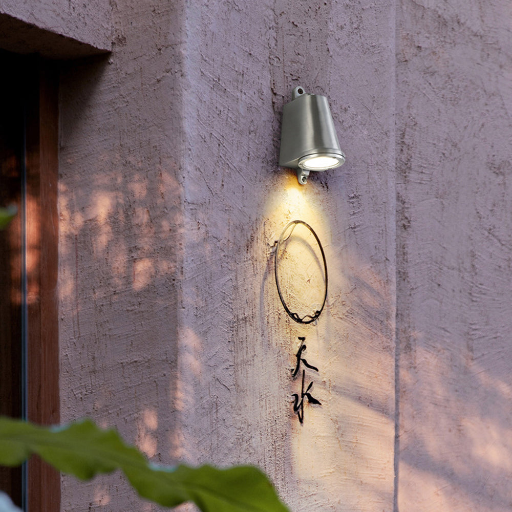 Ray Applique Murale Horloge Moderne, Métal, Noir/Gris/Cuivré/Aluminum, Balcon - Neutralighting