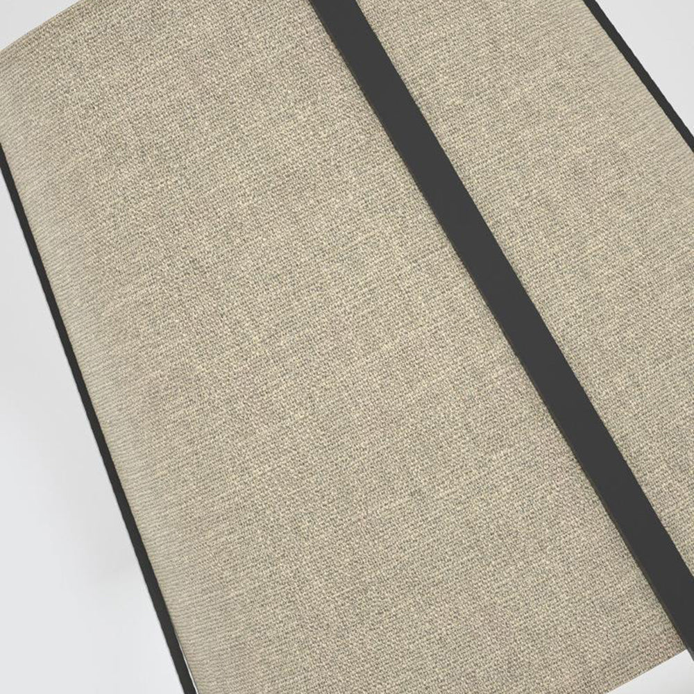 Ritta Lampadaire Dôme Nordique, Métal/Tissu, Beige, Chambre à Coucher - Neutralighting