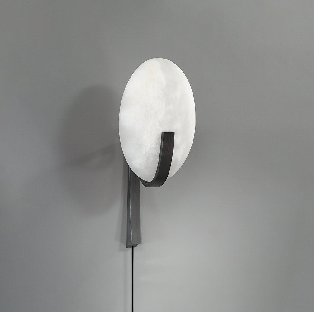 Althea Minimalist Alabaster Wall Lamp - Neutralighting