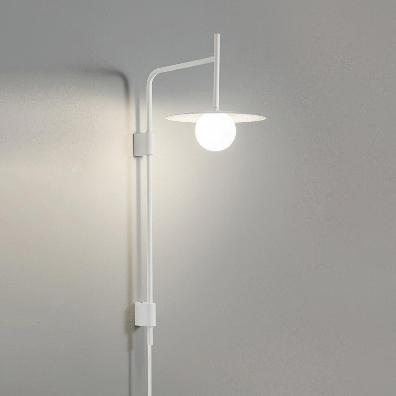 Edan Swing Arm Plug-in Glass Wall Lamp - Neutralighting