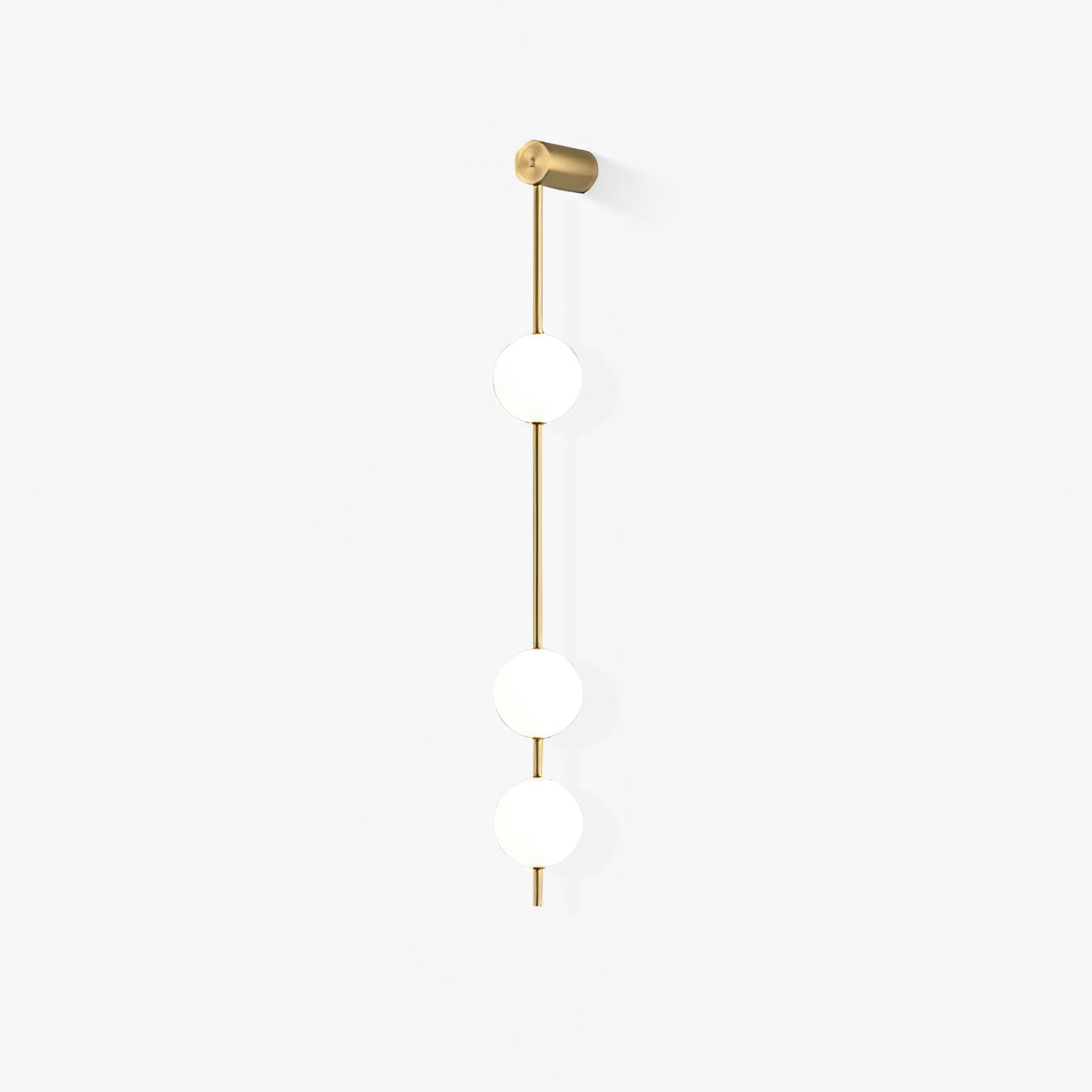 Lustra Applique Murale Sphères Verticales Laiton - Neutralighting