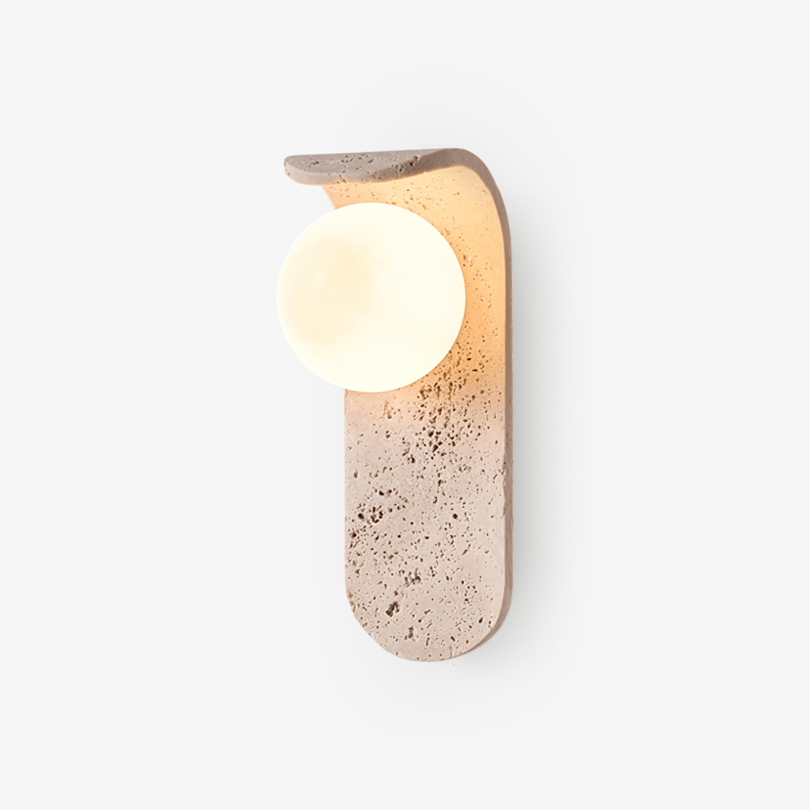 Cutalos Applique Murale Moderne en Travertin - Neutralighting