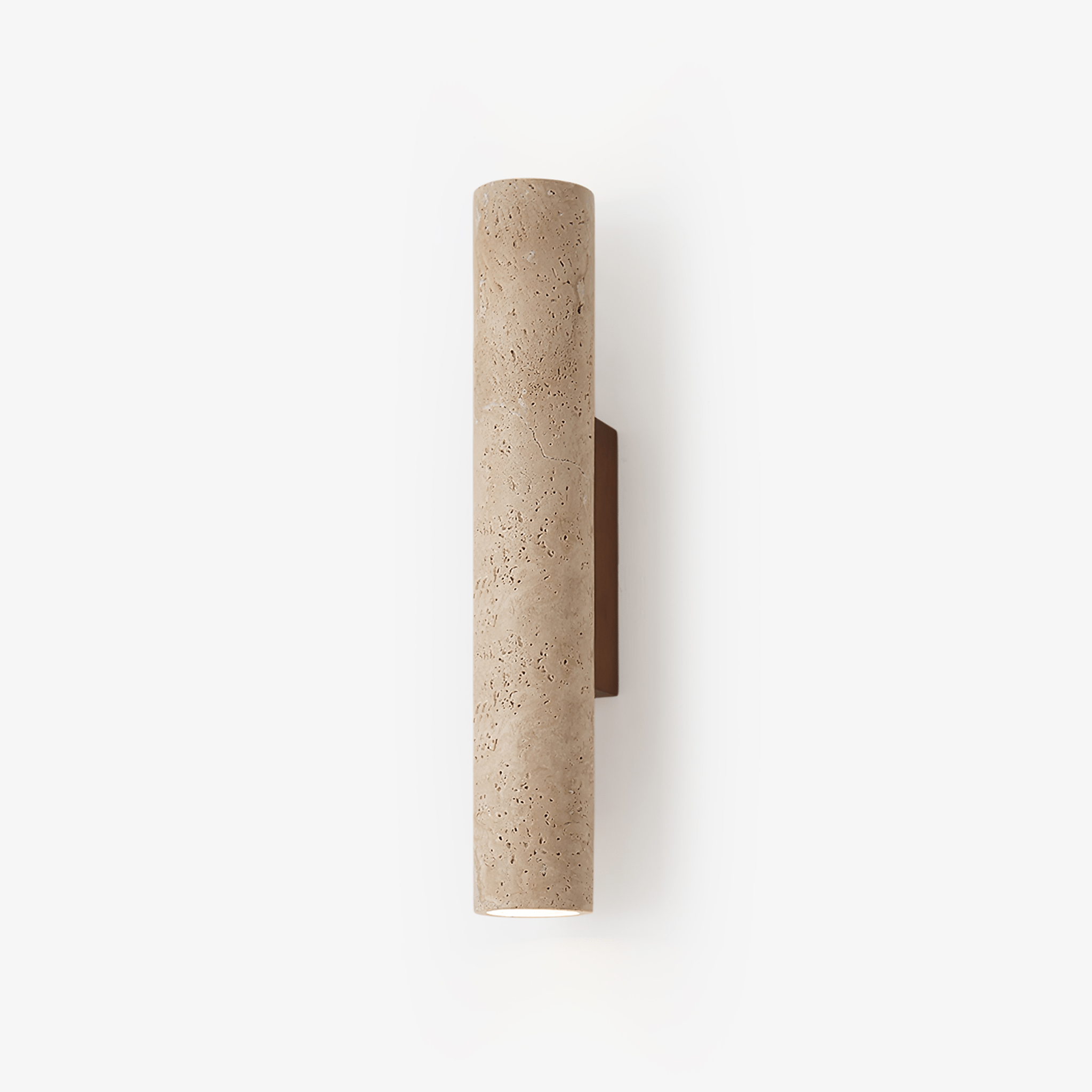 Olvaros Applique Murale Cylindre Mince Travertin - Neutralighting