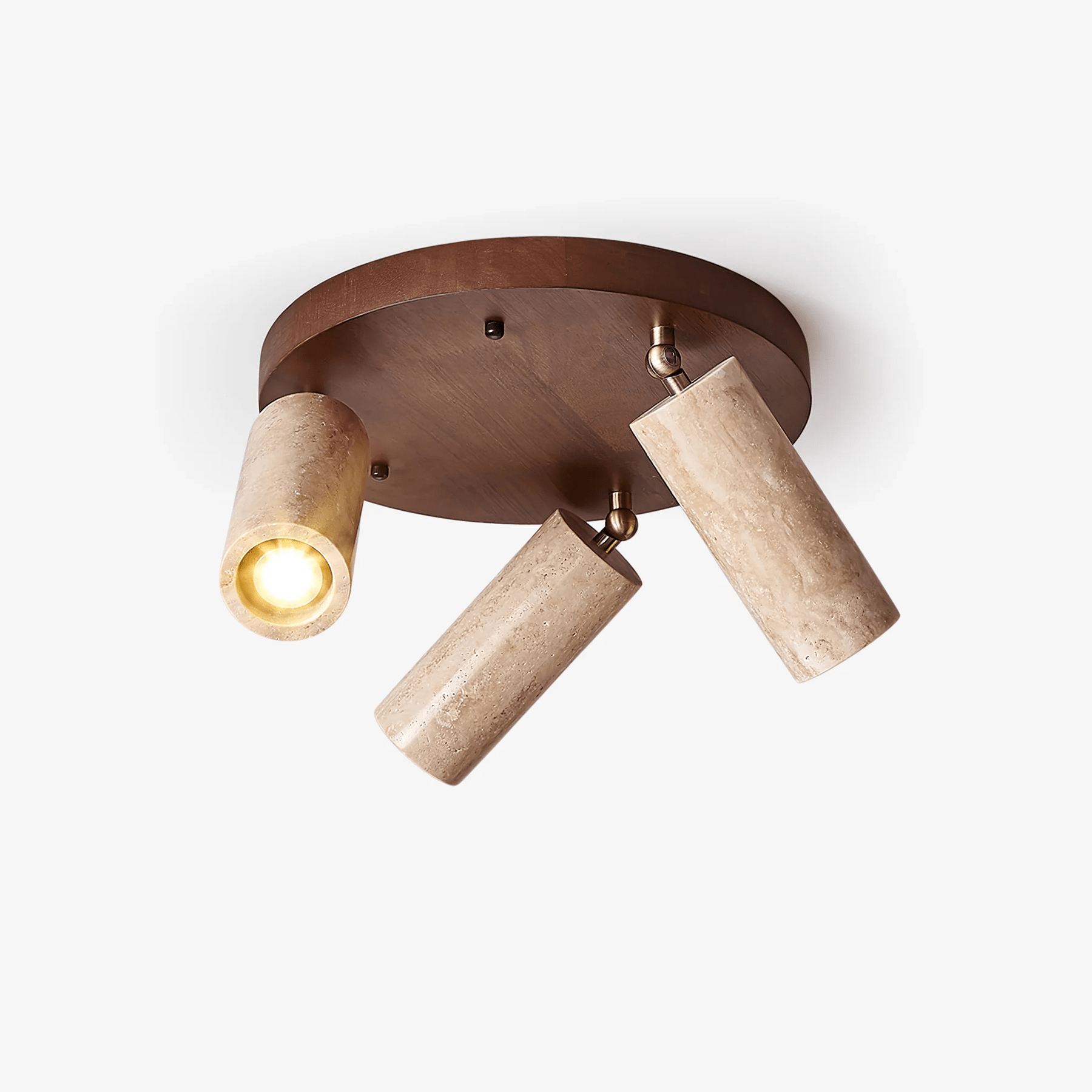 Zevenion Multi-Bras Travertin Plafonnier - Neutralighting