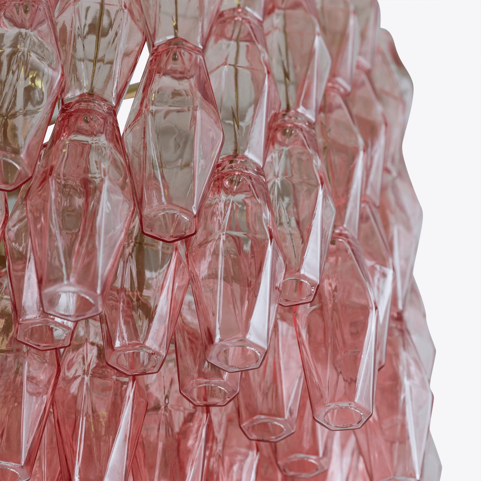 Aurora Chandelier Drum Amber Glass - Letslighting