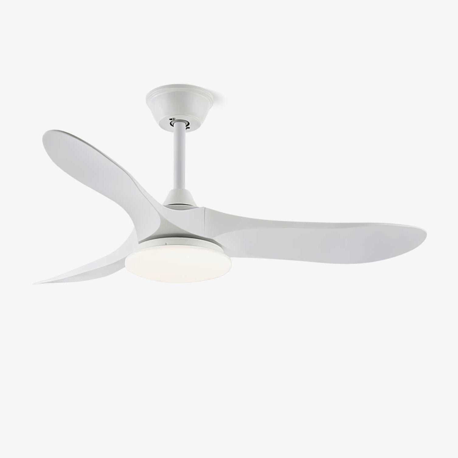 Ventilateur de plafond NovaVent, finition grain de bois Noyer