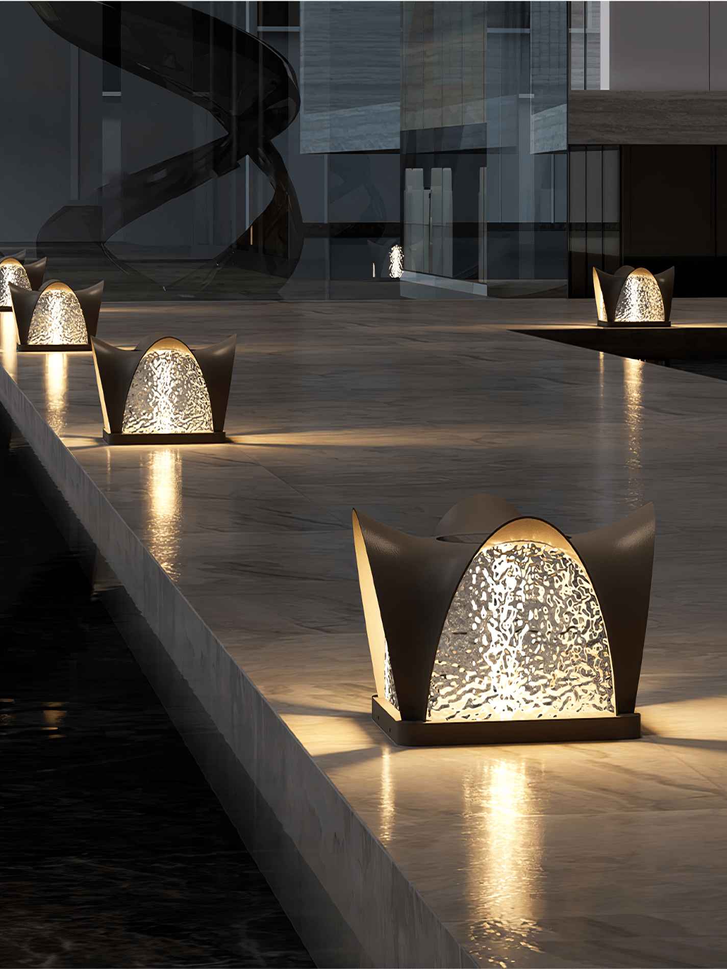 Veyra Lampe Extérieure Moderne en Acrylique - Neutralighting