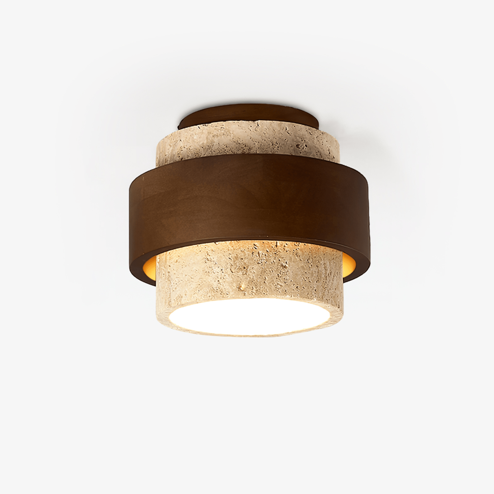Eltalor Plafonnier Anneau Superposé en Travertin - Neutralighting