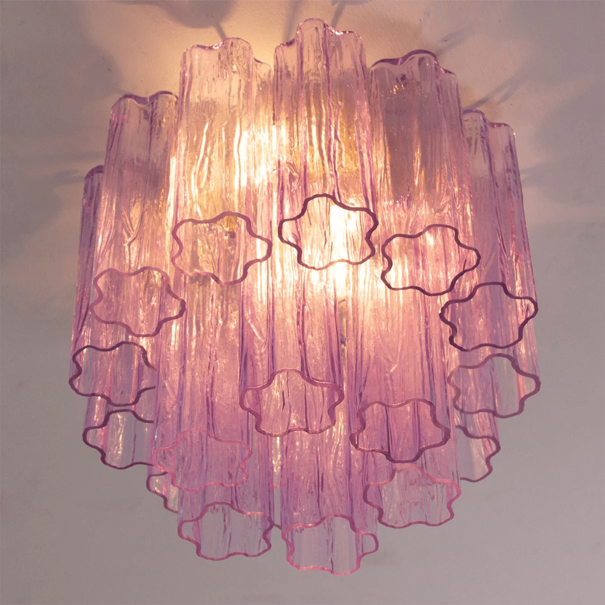 Aurora Plafonnier Style Cascade Rose - Neutralighting