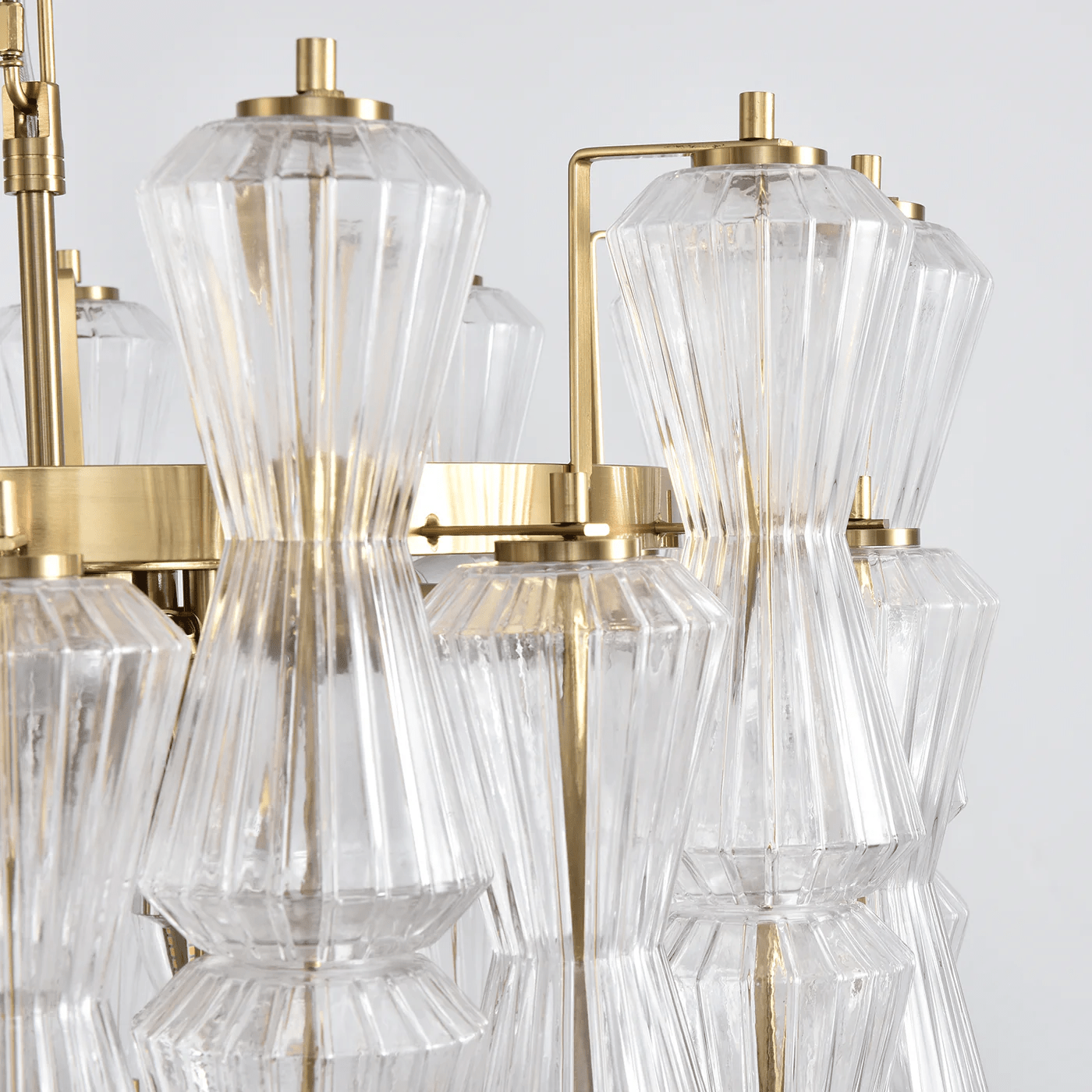 Aurora Chandelier Murano Glass Floral Cascade - Letslighting