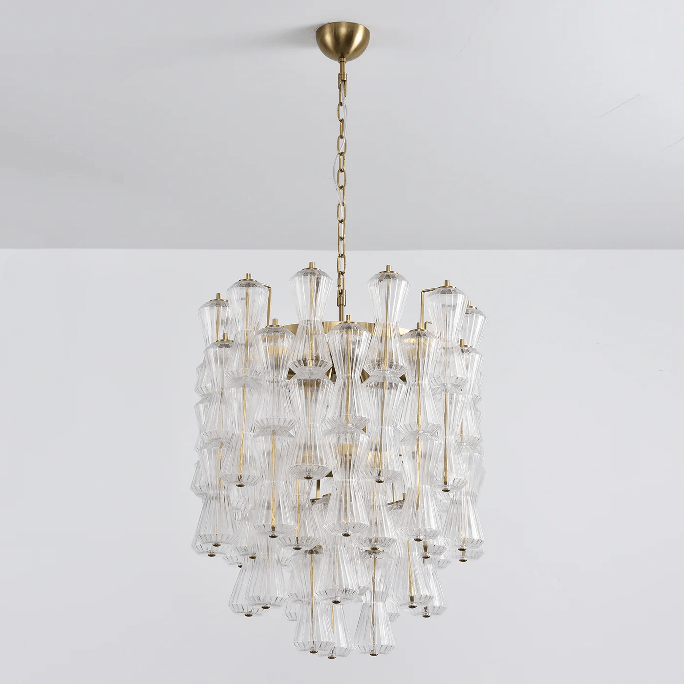 Aurora Chandelier Murano Glass Floral Cascade - Letslighting