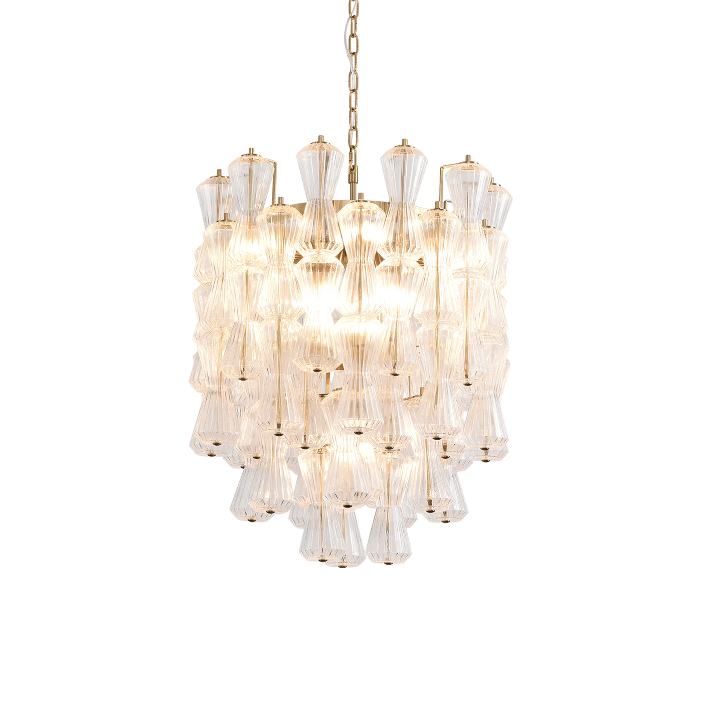 Aurora Chandelier Murano Glass Floral Cascade - Letslighting