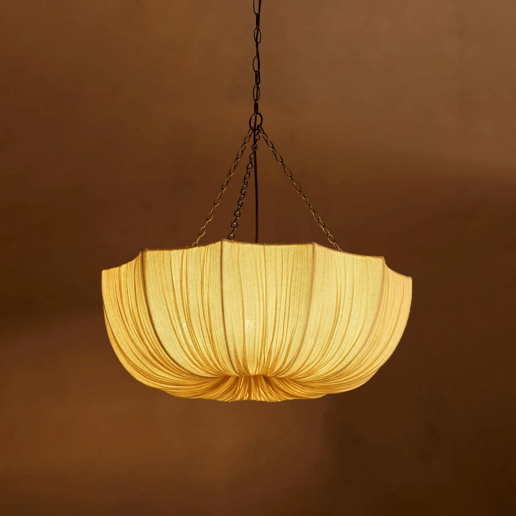 Aurelia Lustre Suspendu Vintage En Tissu - Neutralighting