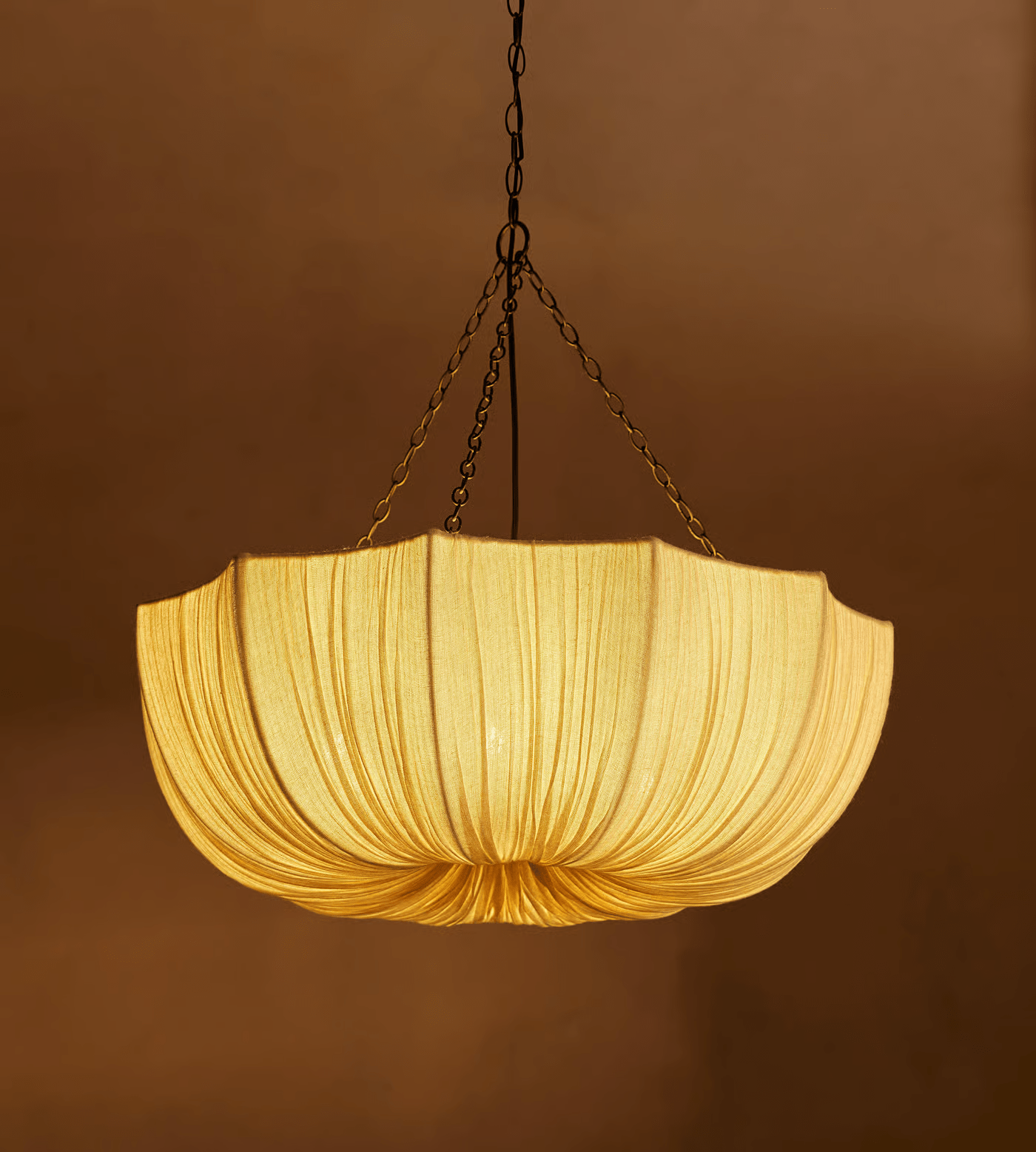 Aurelia Lustre Suspendu Vintage En Tissu - Neutralighting