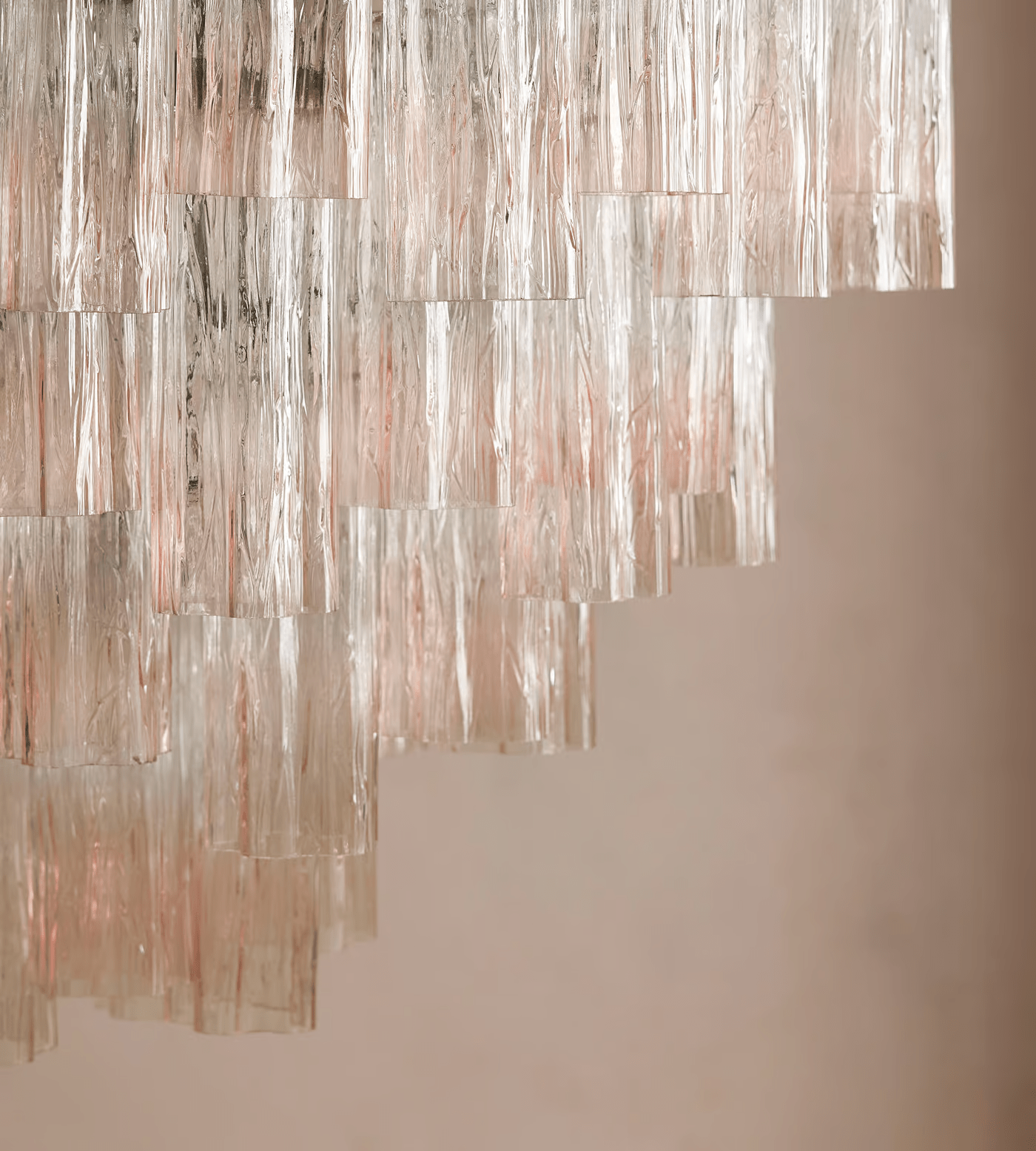 Aurora Chandelier Murano Glass Tiered Green - Letslighting