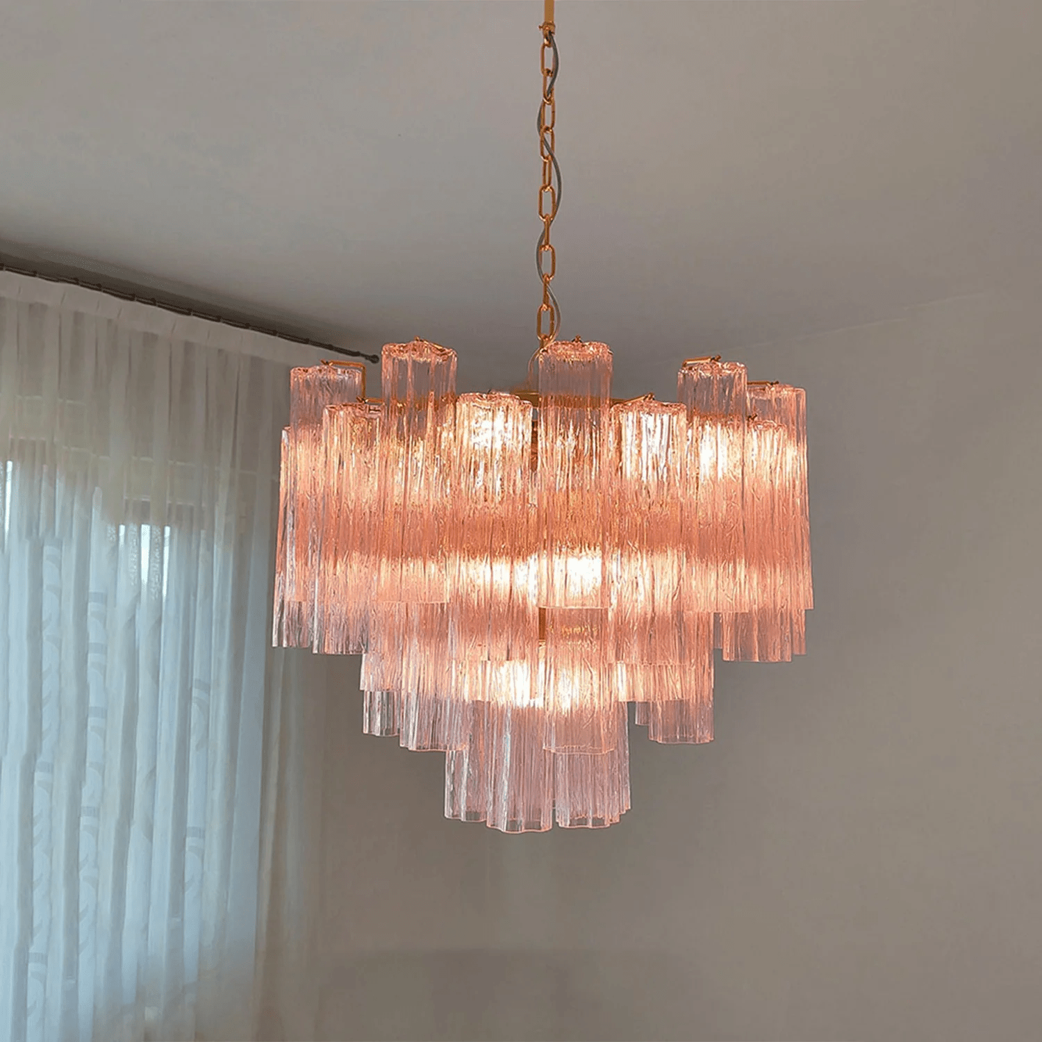 Aurora Chandelier Murano Glass Tiered - Letslighting