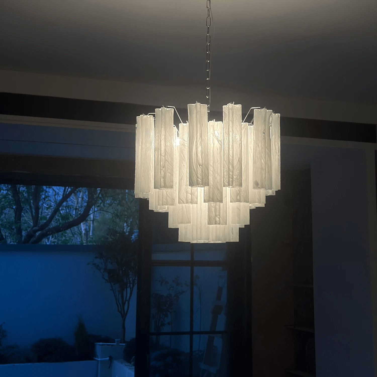 Aurora Chandelier Murano Glass Tiered - Letslighting
