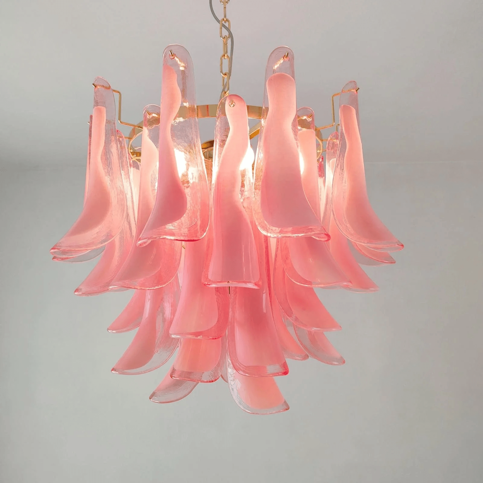 Aurora Chandelier Murano Glass Tiered Italian - Letslighting