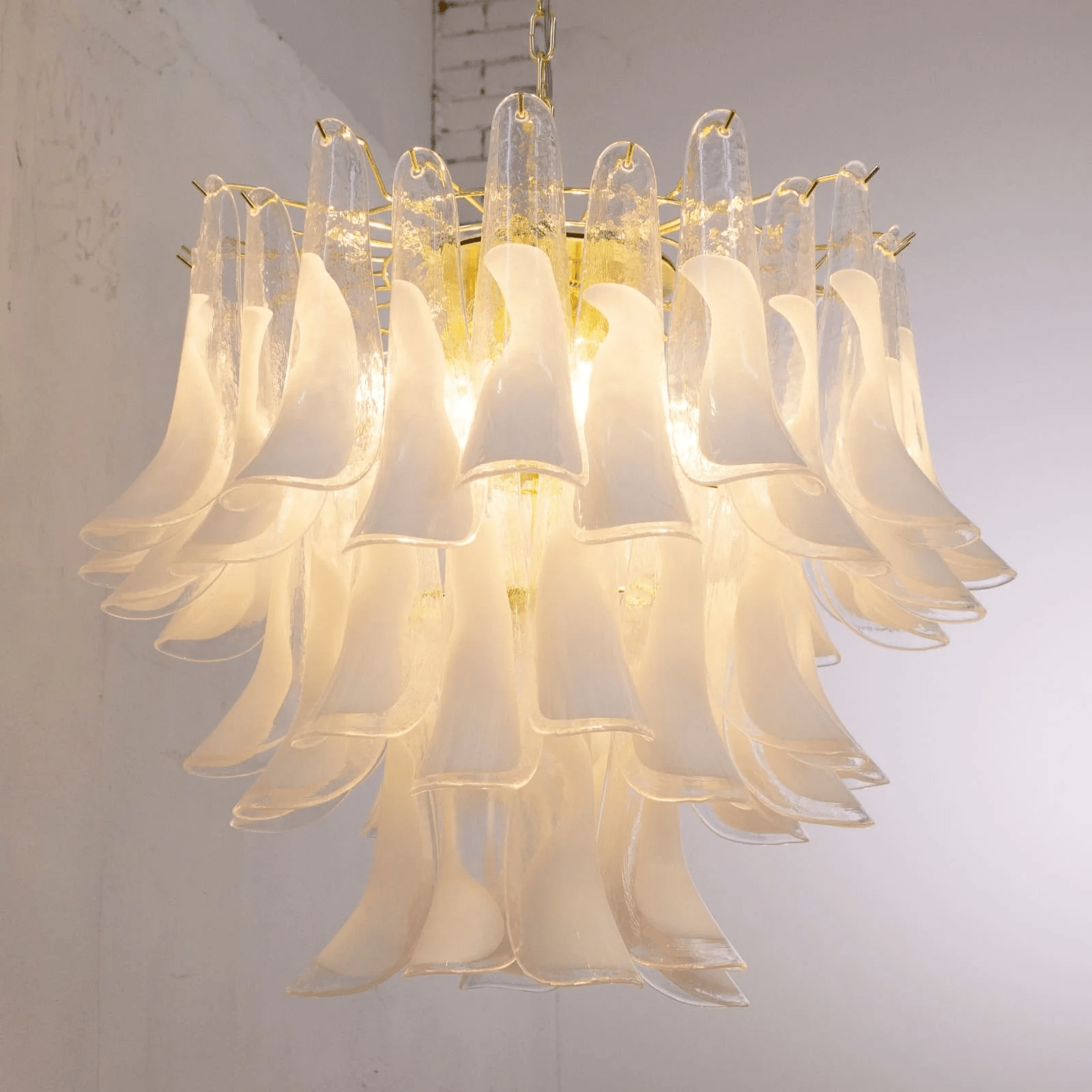 Aurora Chandelier Murano Glass Tiered Italian - Letslighting