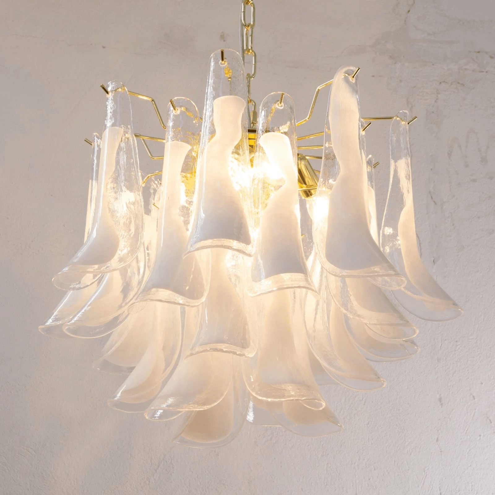 Aurora Chandelier Murano Glass Tiered Italian - Letslighting