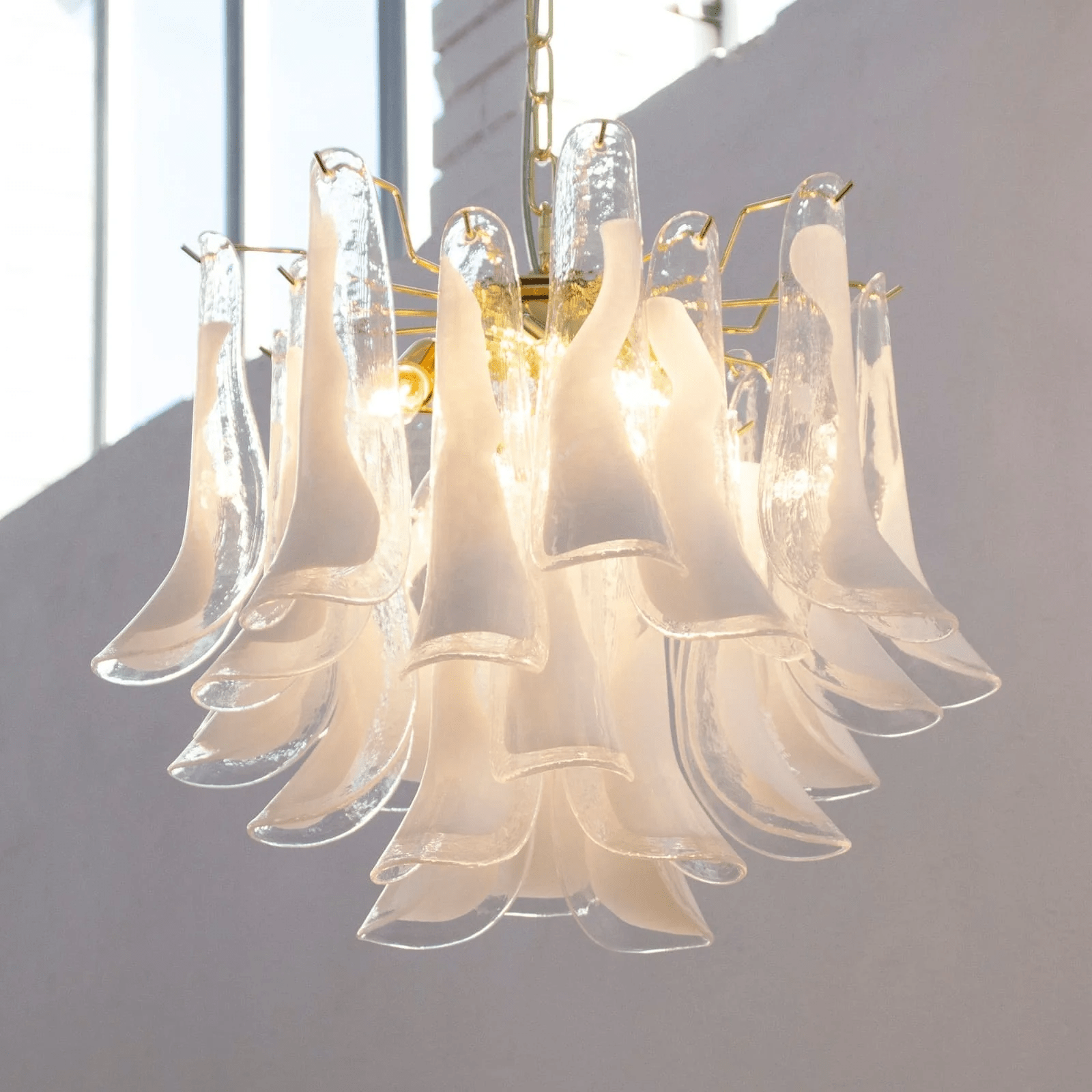 Aurora Chandelier Murano Glass Tiered Italian - Letslighting