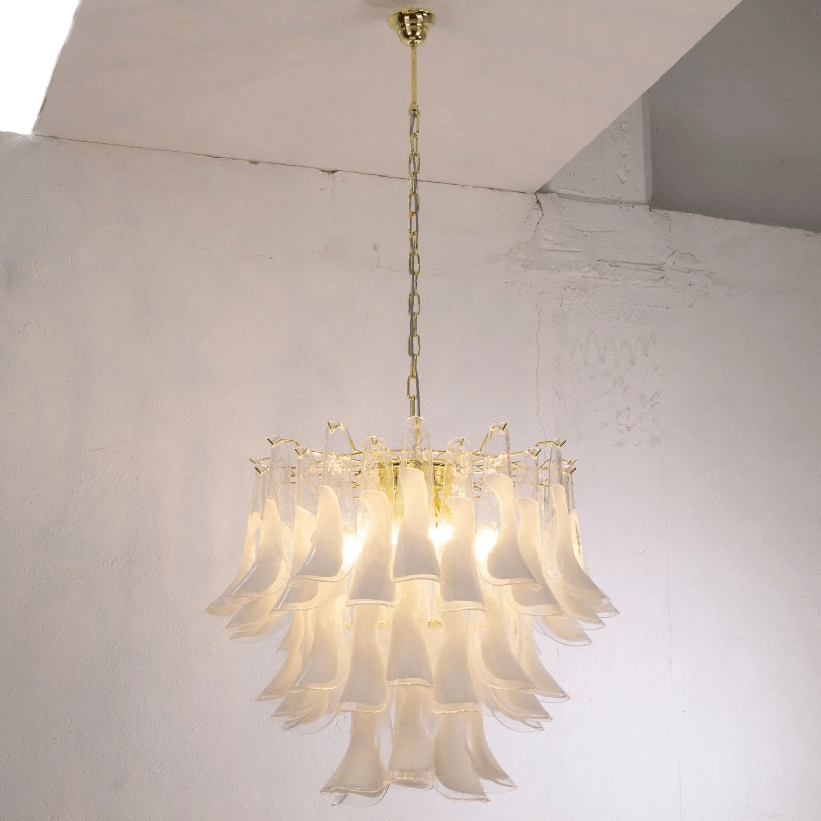 Aurora Chandelier Murano Glass Tiered Italian - Letslighting