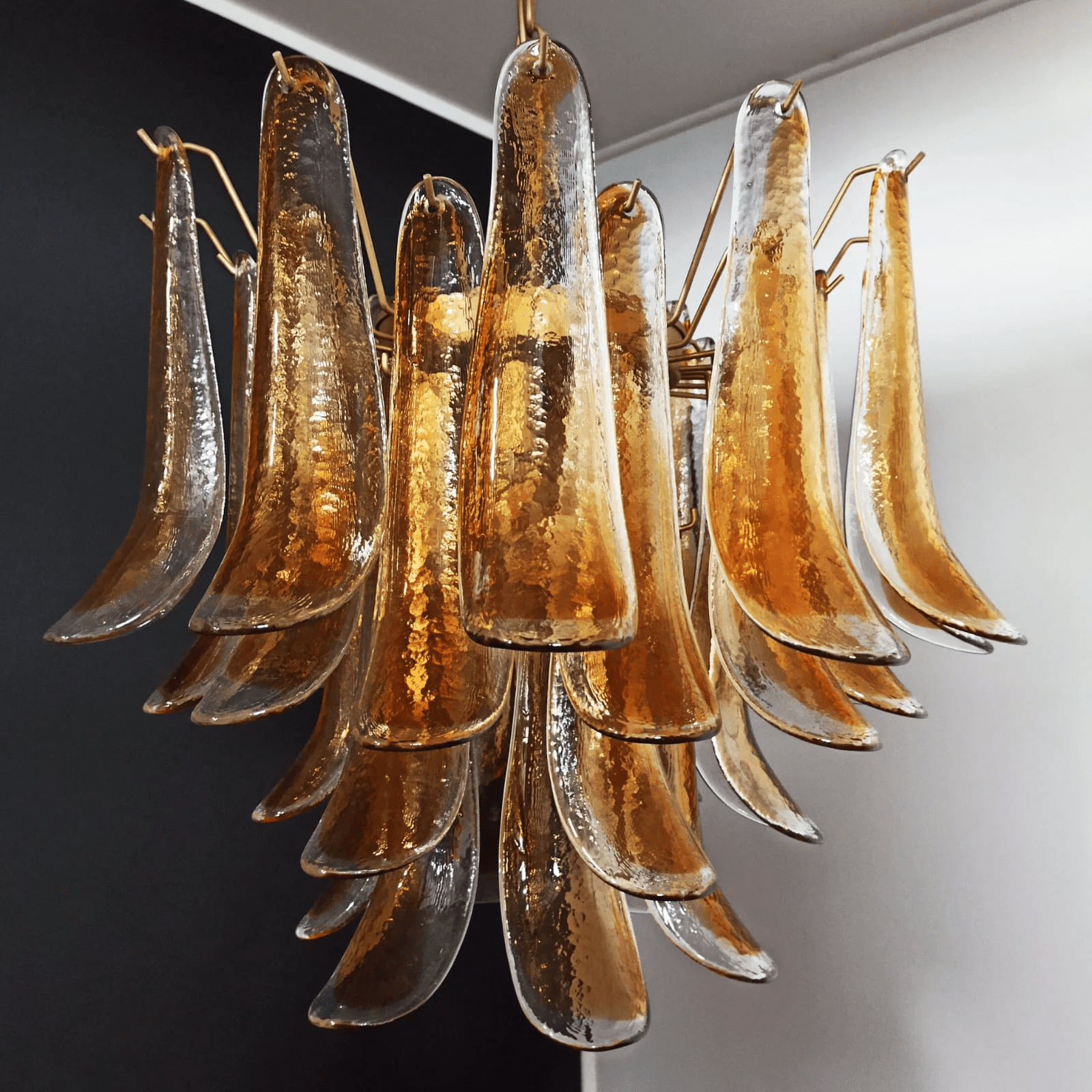 Aurora Chandelier Murano Glass Tiered Italian - Letslighting
