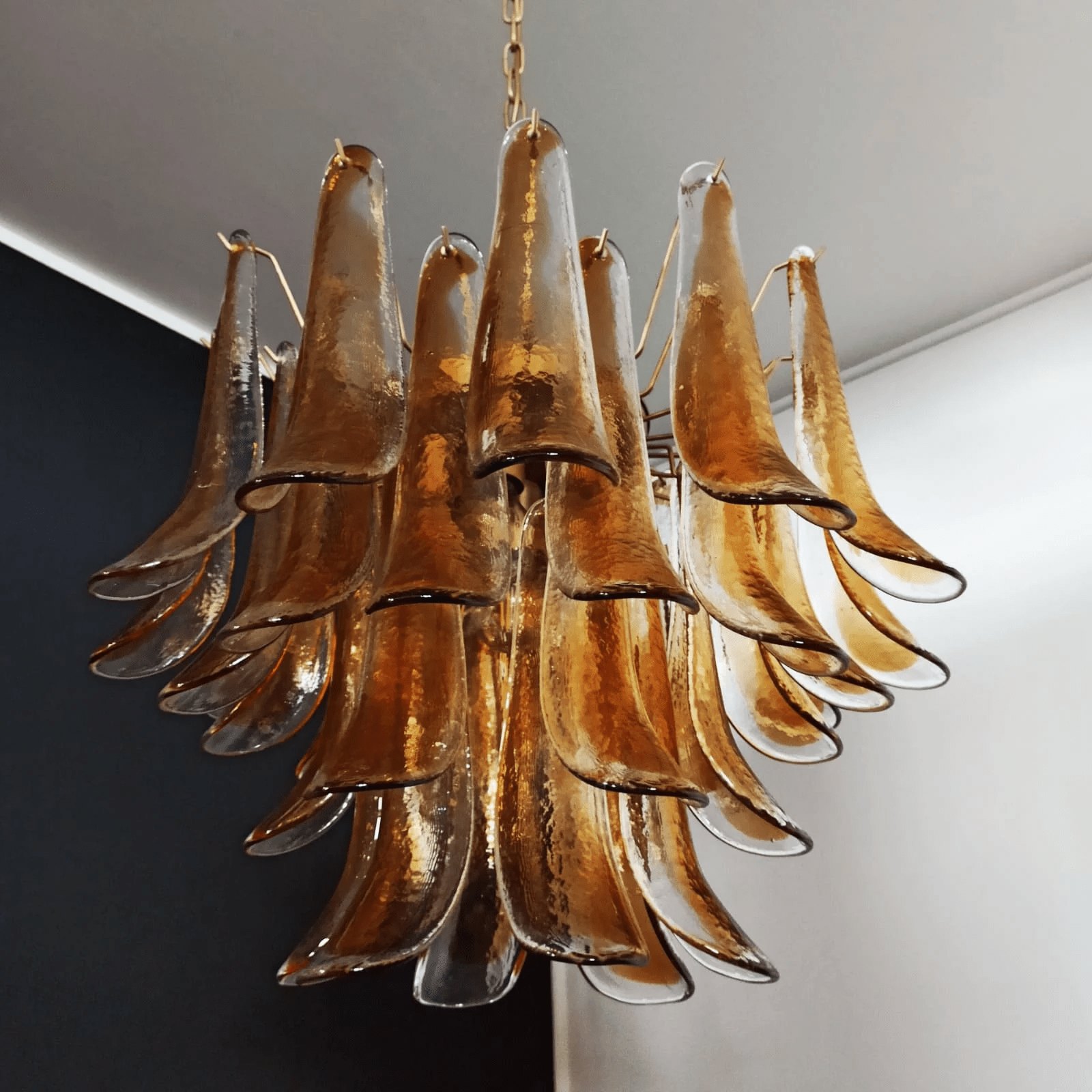 Aurora Chandelier Murano Glass Tiered Italian - Letslighting