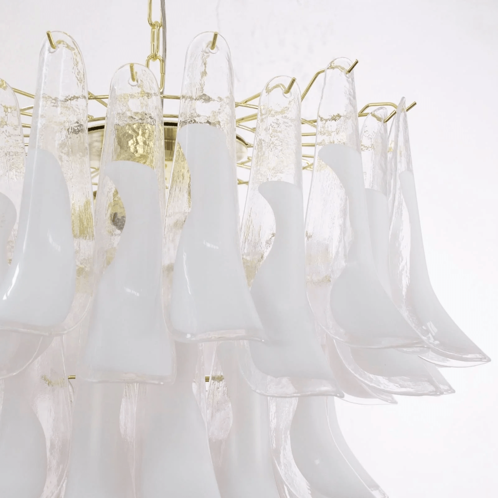 Aurora Chandelier Murano Glass Tiered Italian - Letslighting