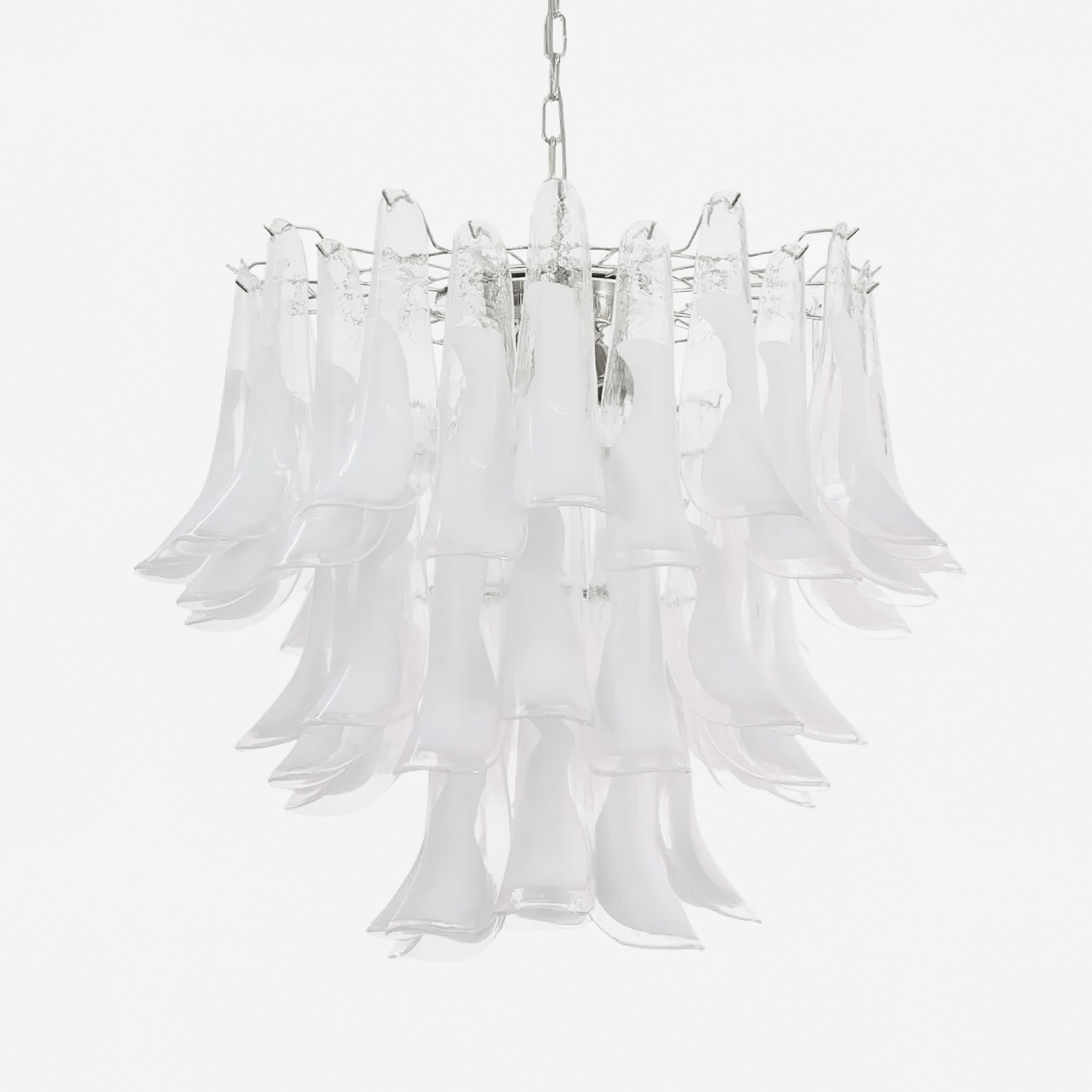 Aurora Chandelier Murano Glass Tiered Italian - Letslighting