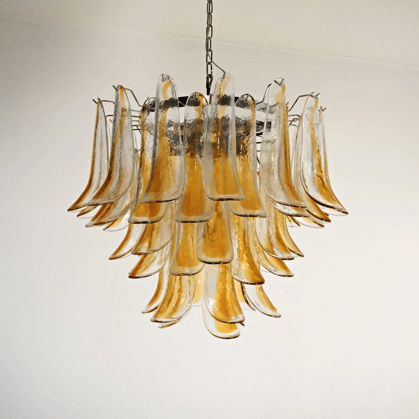 Aurora Chandelier Murano Glass Tiered Italian - Letslighting