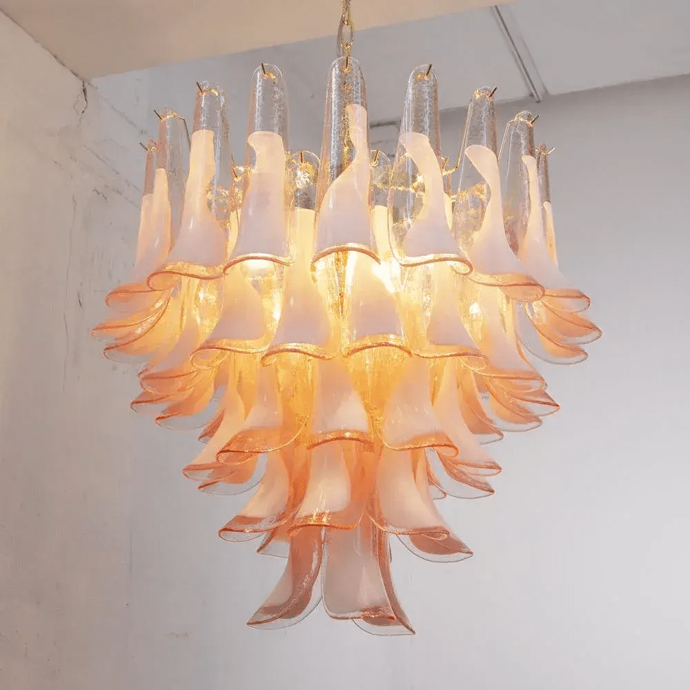 Aurora Chandelier Murano Glass Tiered Italian - Letslighting