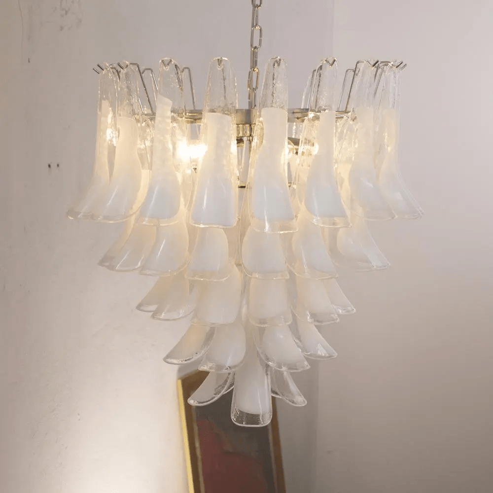 Aurora Chandelier Murano Glass Tiered Italian - Letslighting