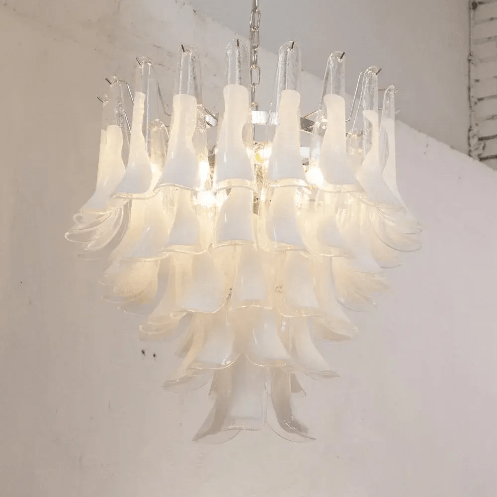 Aurora Chandelier Murano Glass Tiered Italian - Letslighting